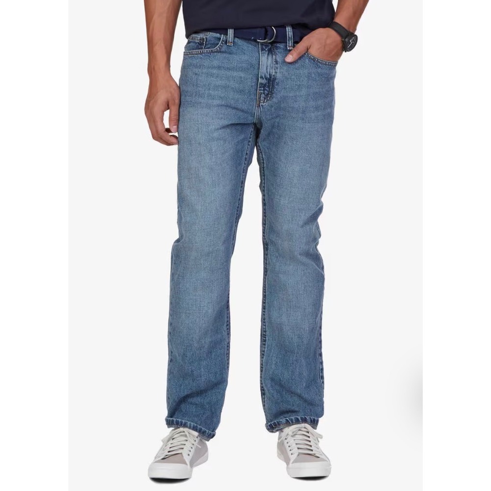 Nautica Jeans Co Straight Leg Jeans Mens Blue Medium 38x30 Denim Preloved